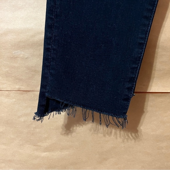 Mother | The Stunner Zip Two Step Fray Jeans High Rise Skinny Last Call Size 24 - Picture 10 of 16